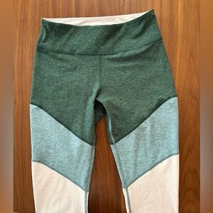 Outdoor Voices Forest and Light Pink Leggings